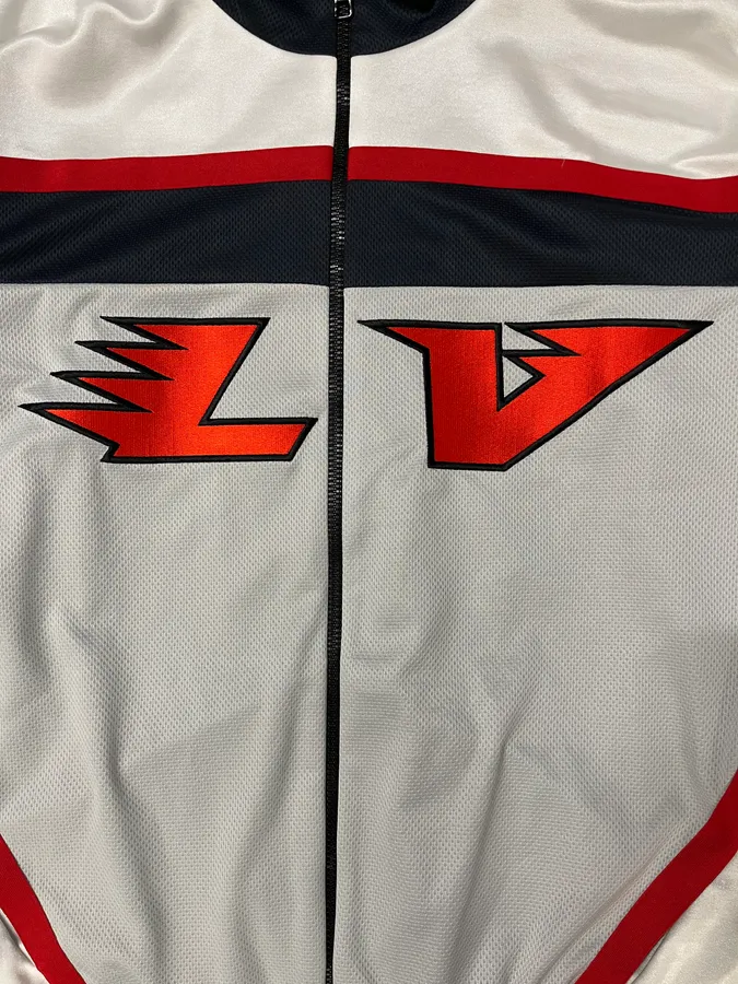 Louis Vuitton Embellished LV Graphic Hockey Tracktop Jacket - Image 9