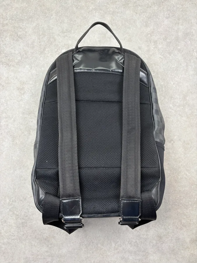 Louis Vuitton Grey Leather Damier Backpack - Image 11