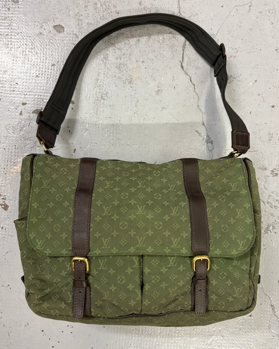 Louis Vuitton Khaki Monogram Canvas Multi-Pocket Shoulder Bag