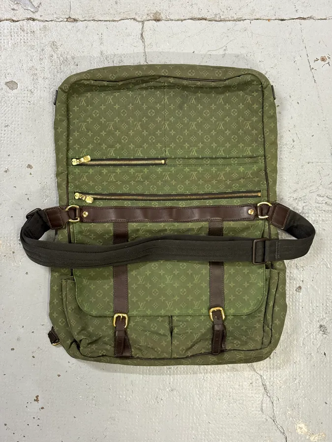 Louis Vuitton Khaki Monogram Canvas Multi-Pocket Shoulder Bag - Image 6