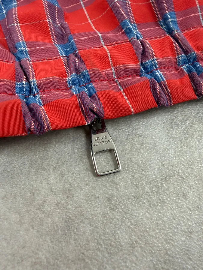 Louis Vuitton Red Tartan Light Jacket - Image 13