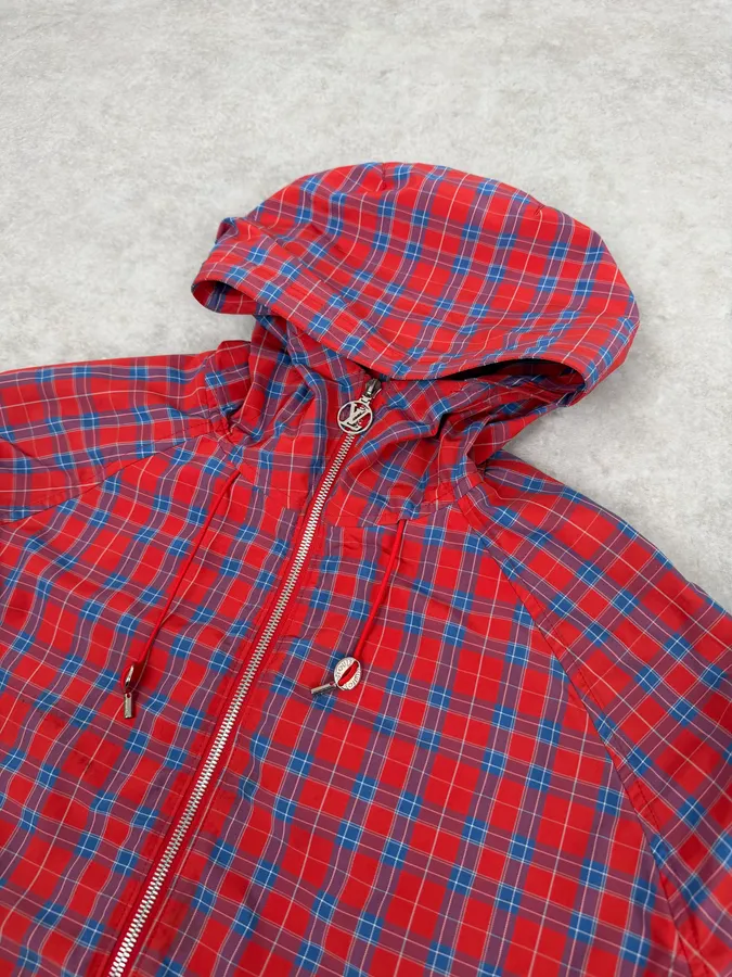 Louis Vuitton Red Tartan Light Jacket - Image 14