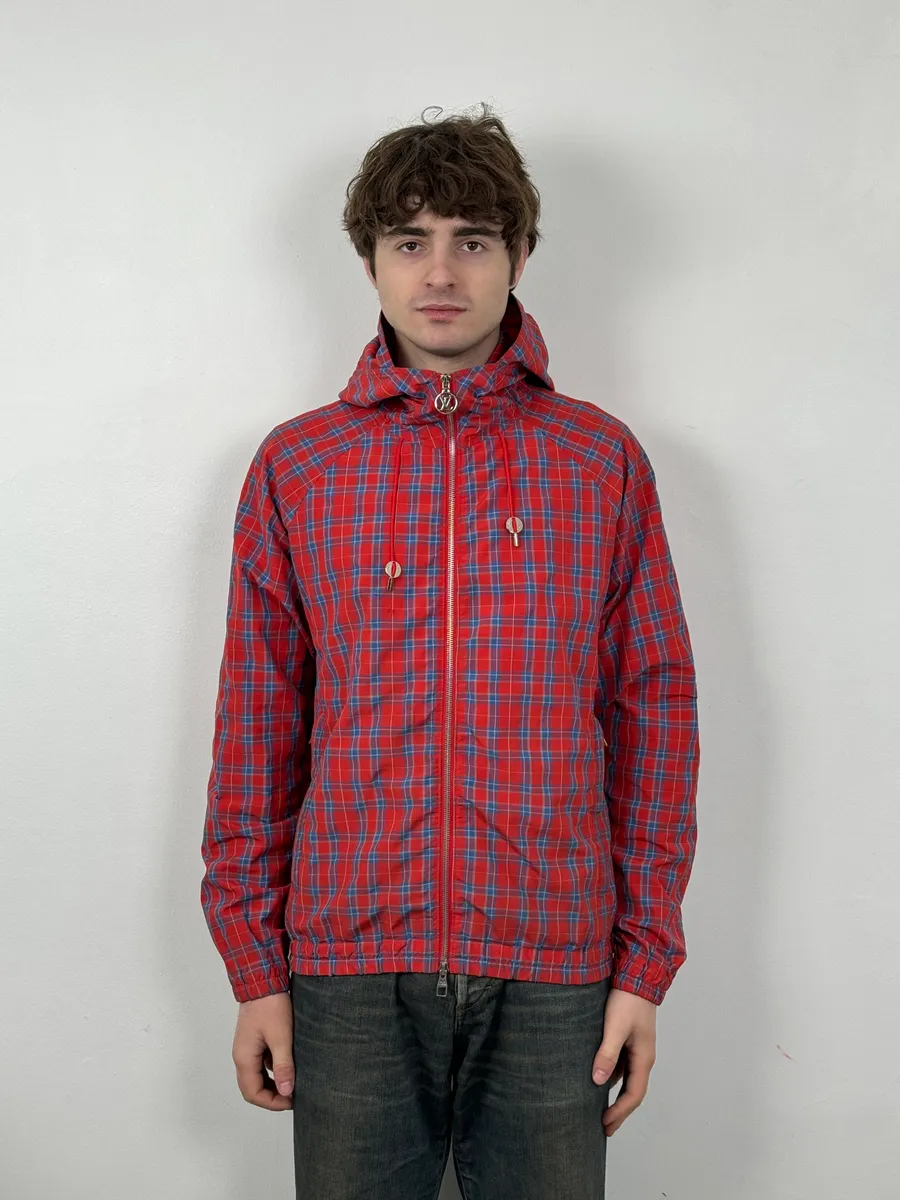 Louis Vuitton Red Tartan Light Jacket - Image 3