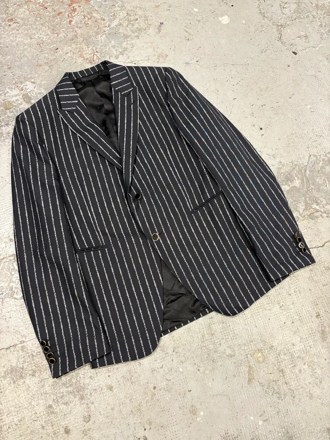 Louis Vuitton Striped Black Elegant Suit - Image 5