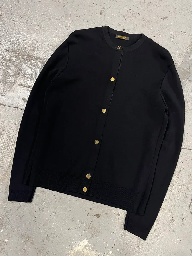 Louis Vuitton Uniformes Black Italian Cardigan - Image 5