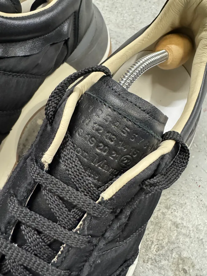 Maison Margiela Black Low Trainers Sneakers - Image 5