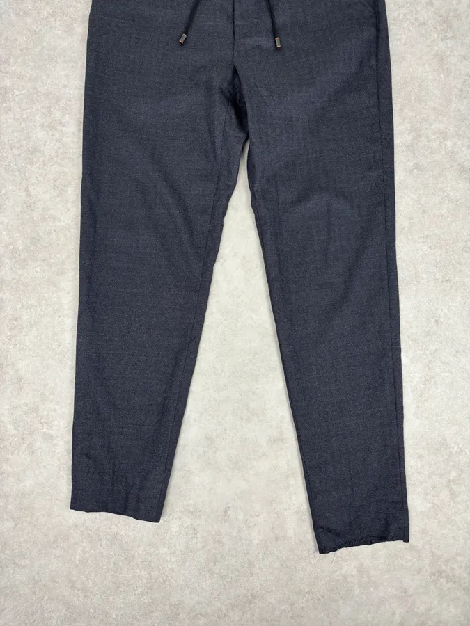 Maison Margiela Black Wool Minimalist Pants - Image 11