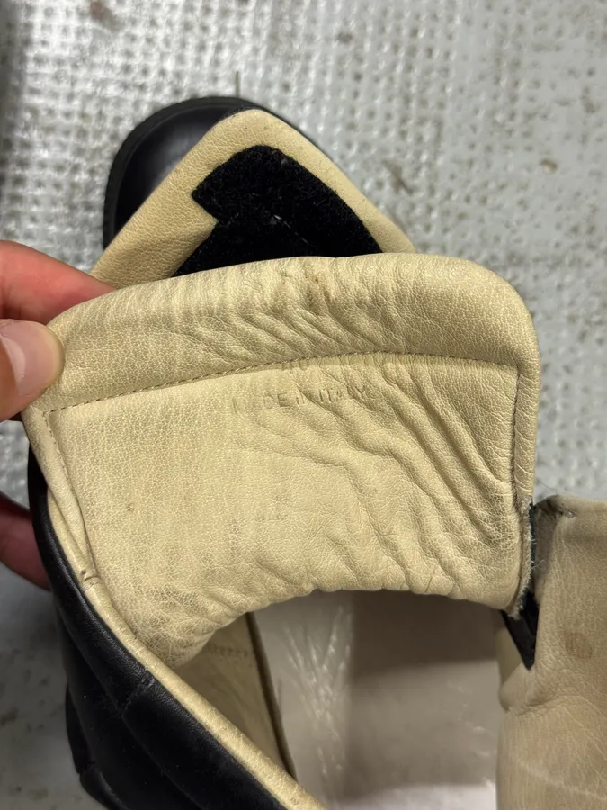 Maison Margiela Future Black Leather High Sneakers - Image 7