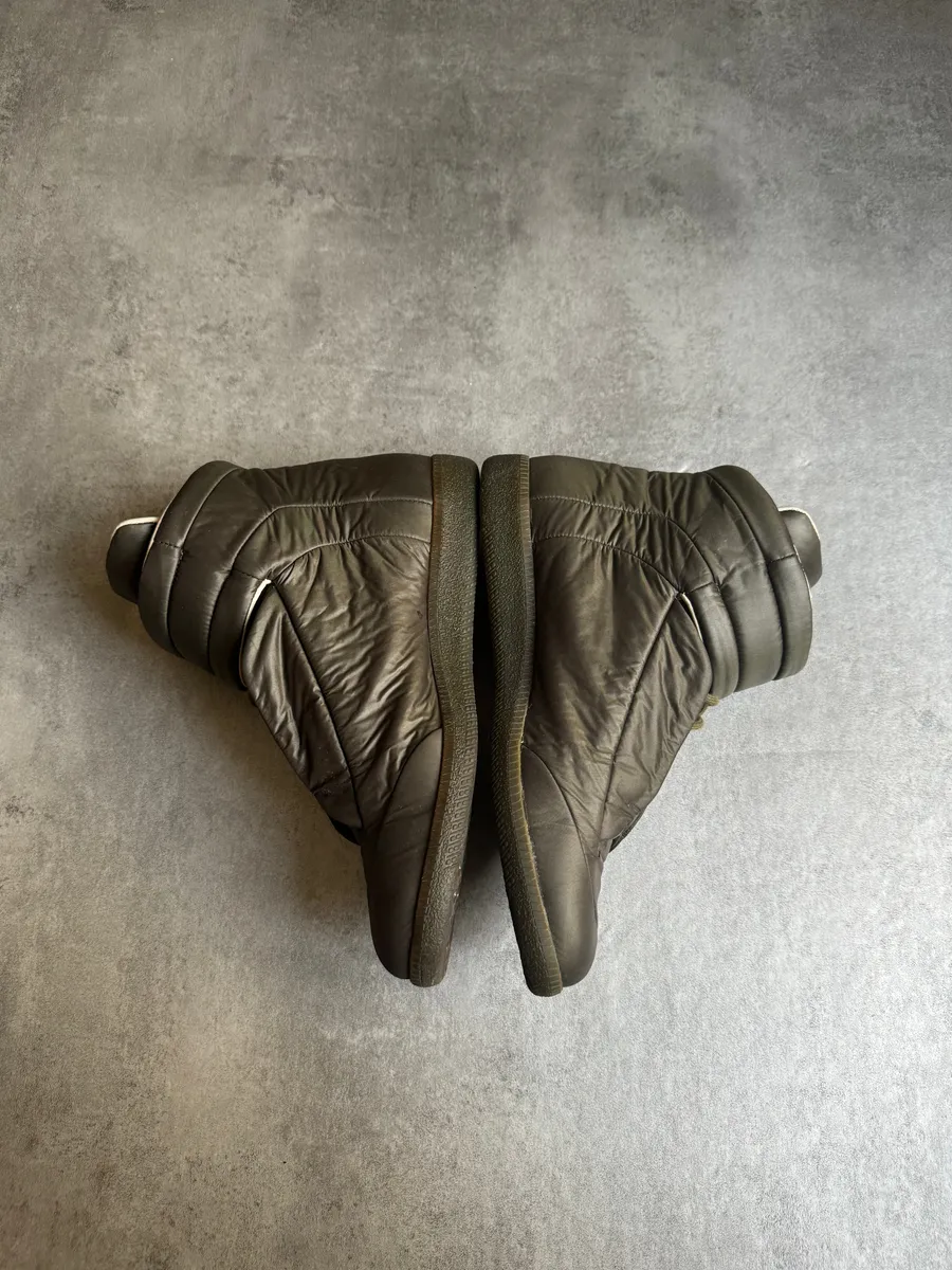 Maison Margiela Future High Olive Puffer Shoes - Image 7