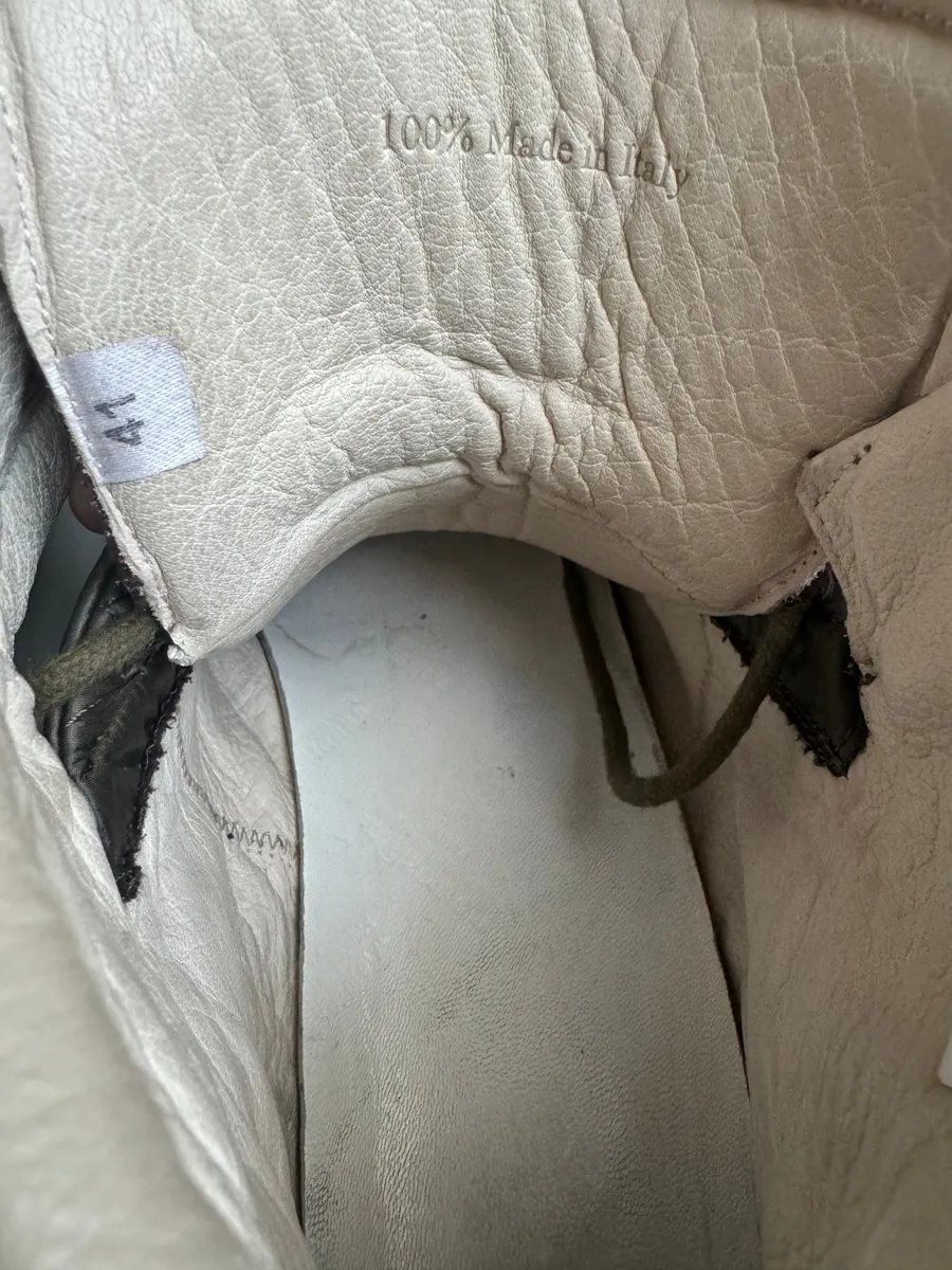 Maison Margiela Future High Olive Puffer Shoes - Image 9