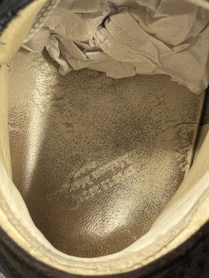 Maison Margiela Gats High Brown Leather Sneakers - Image 8