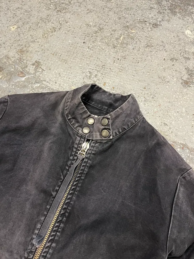 Maison Margiela Grey Avant-Garde Biker Jacket - Image 3