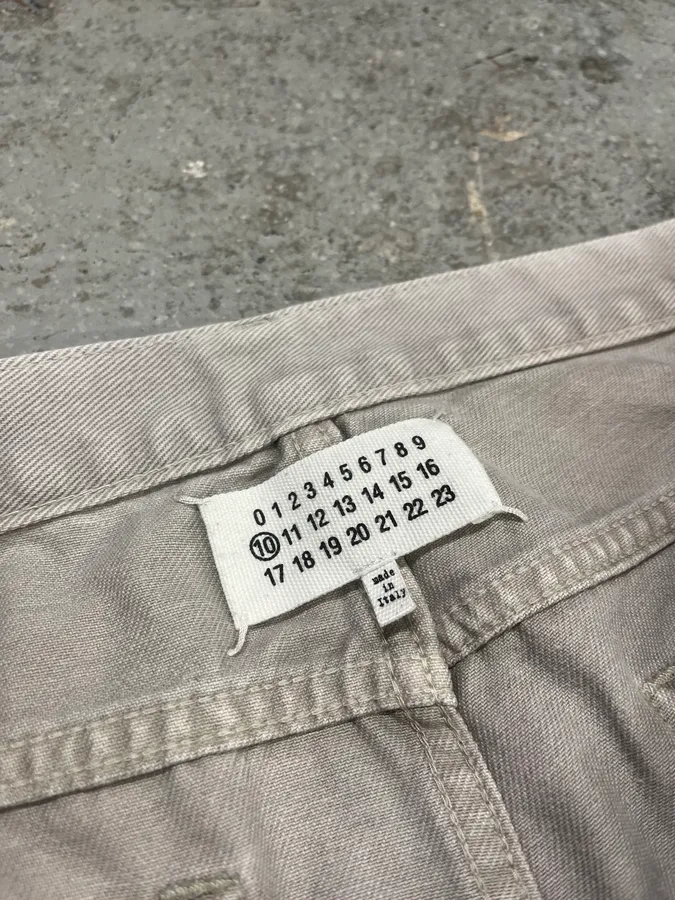 Maison Margiela Grey Signature Slim Denim Jeans - Image 12