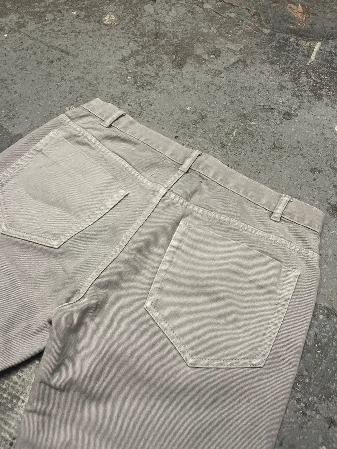 Maison Margiela Grey Signature Slim Denim Jeans - Image 9