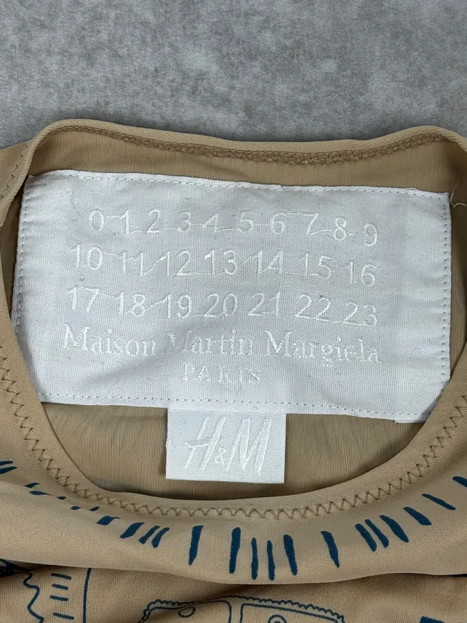 Maison Margiela H&M Tatoo Mesh Top - Image 10