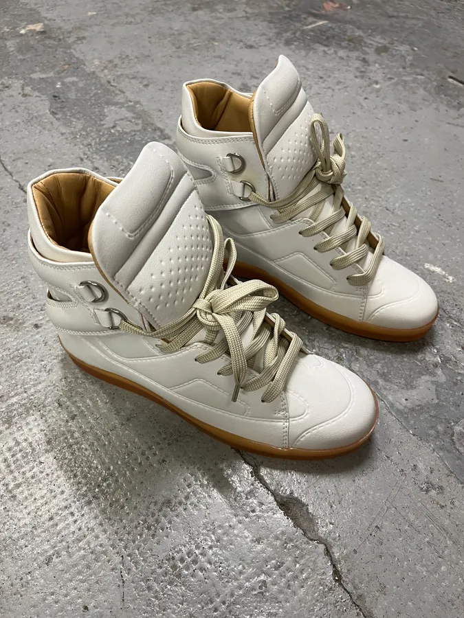 Maison Margiela H&M White High Sneakers - Image 4