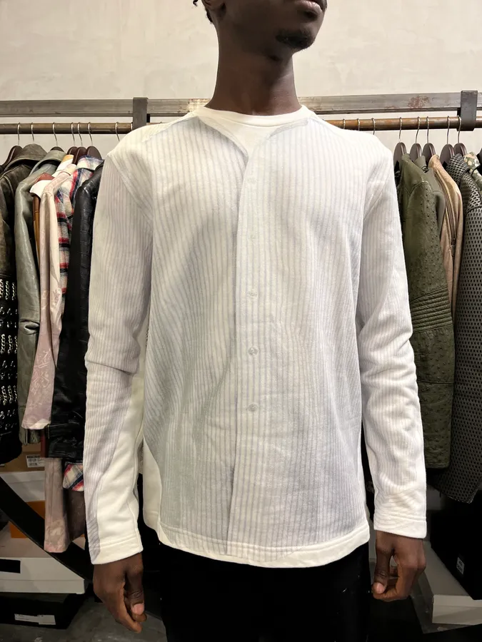 Maison Margiela H&M White Trompe L’oeil Shirt Sweater - Image 2