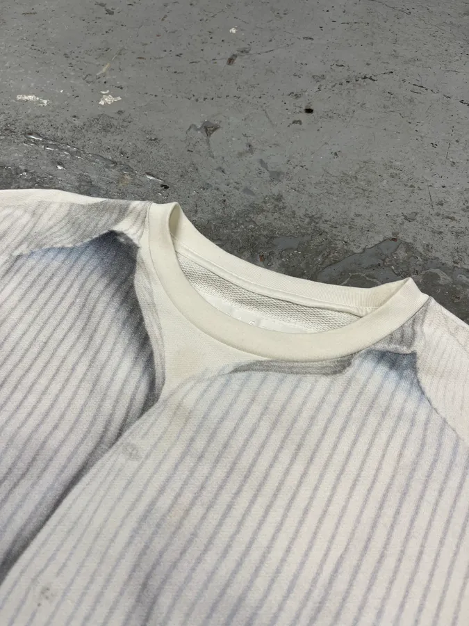 Maison Margiela H&M White Trompe L’oeil Shirt Sweater - Image 5