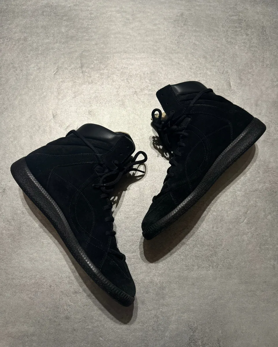 Maison Margiela High Suede Black Shoes - Image 5