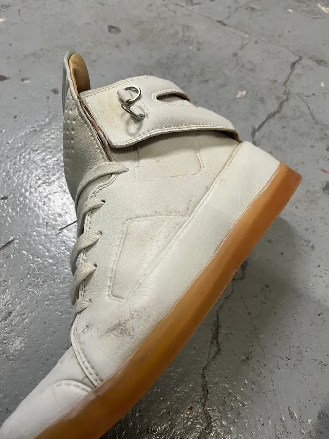 Maison Margiela H&M Gum White High Sneakers - Image 10