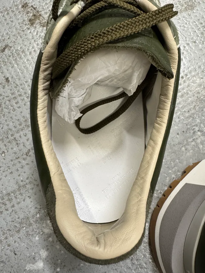 Maison Margiela Low Trainers Green Sneakers - Image 4
