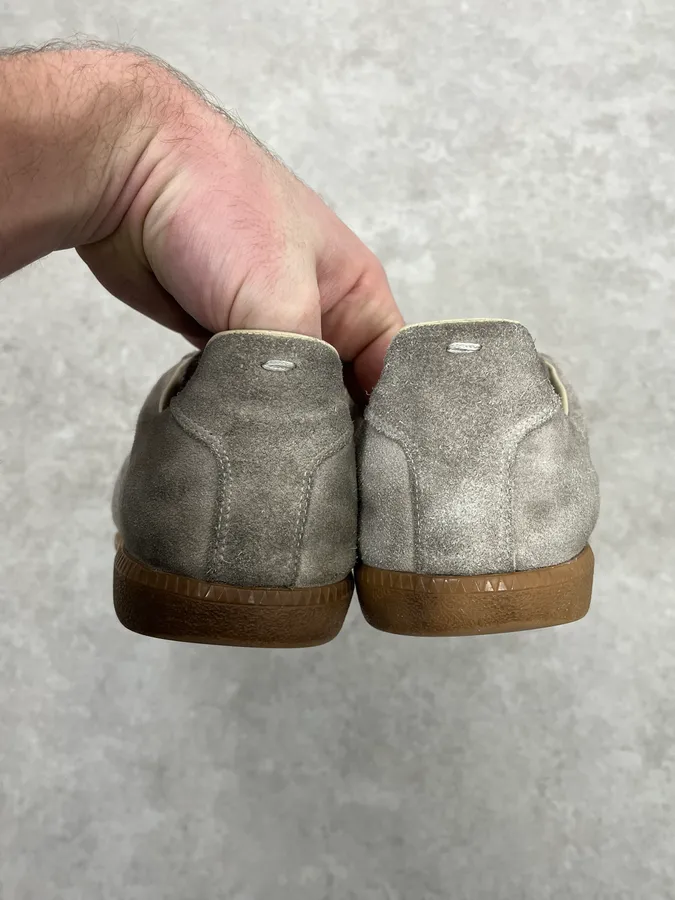 Maison Margiela Replica Beige Suede Gats Sneakers - Image 6