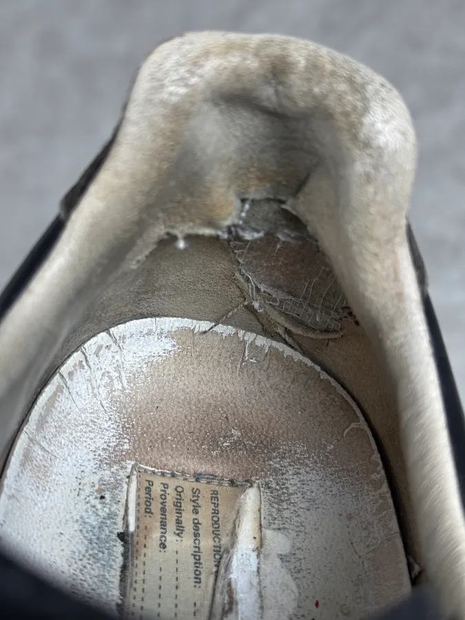 Maison Margiela Replica Brown Leather Low Sneakers - Image 10