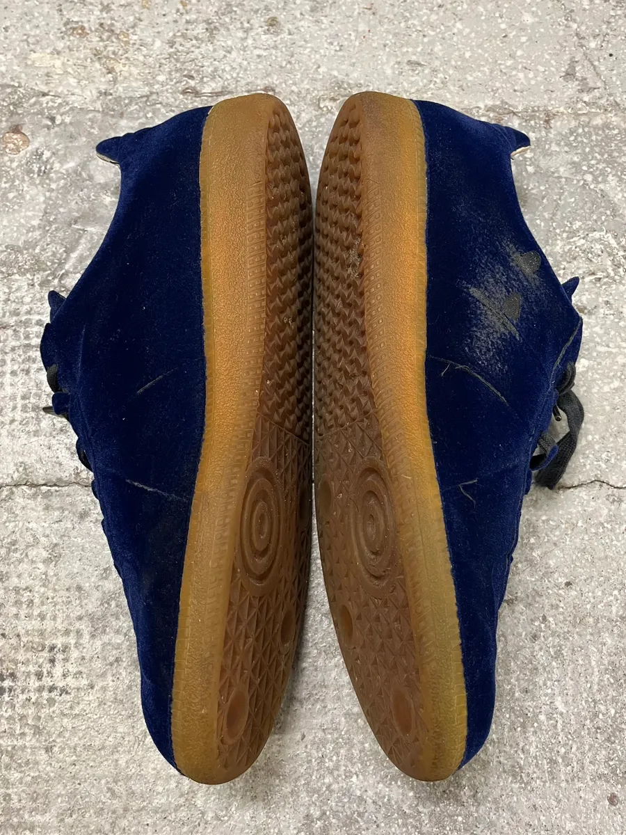 Maison Margiela Replica Gats Plushed Navy Shoes - Image 5