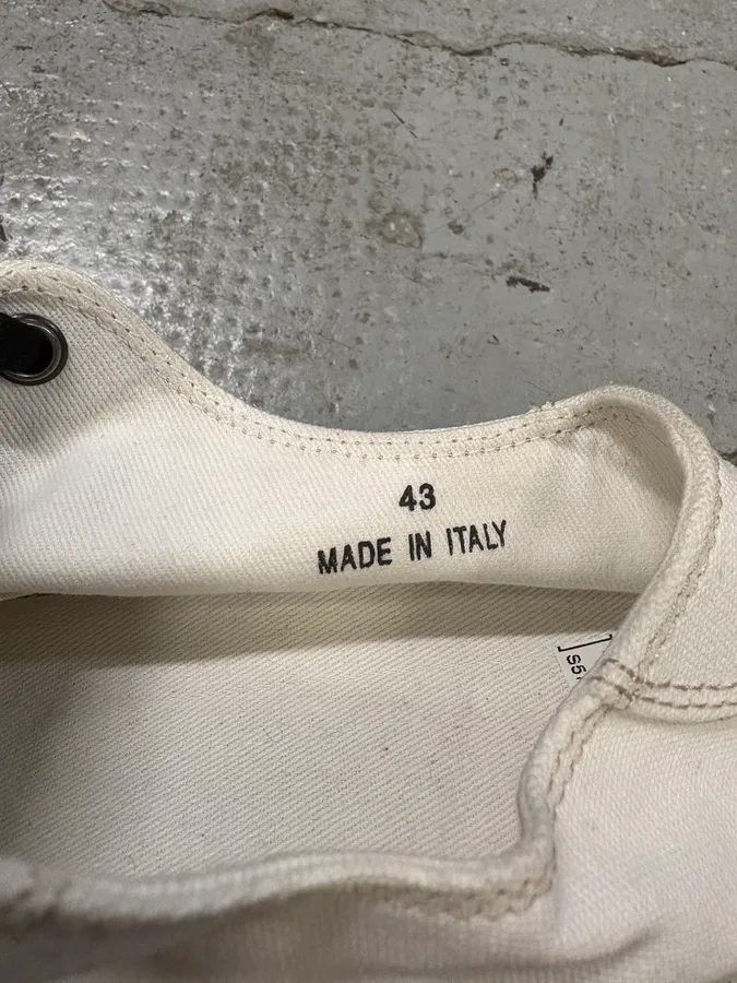 Maison Margiela White Army Low Shoes - Image 11