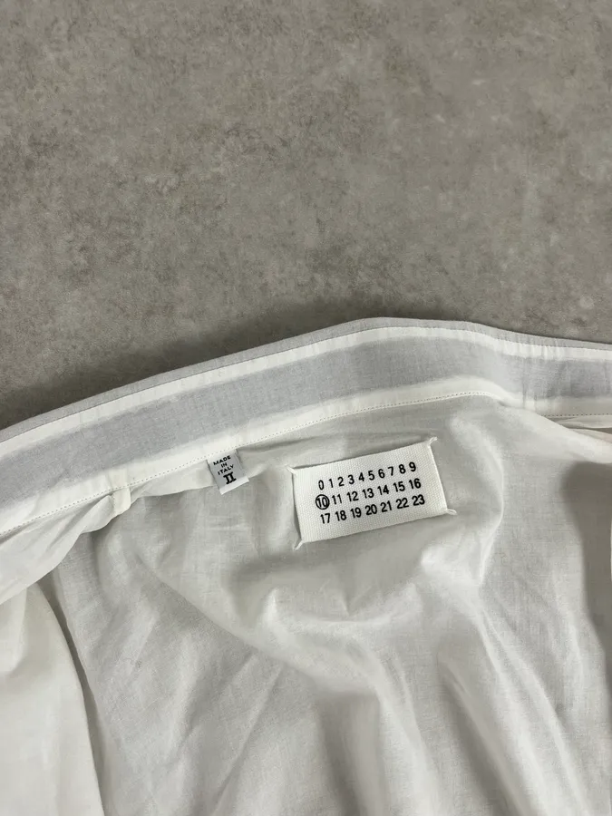 Maison Margiela White Classy Signature Shirt - Image 10