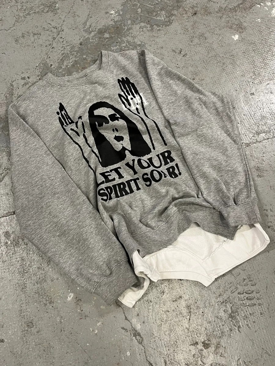 Maison Martin Margiela Grey Graphic Sweater - Image 11