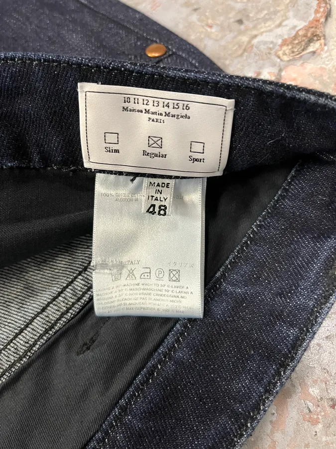 Maison Martin Margiela Regular Brut Denim Jeans - Image 11