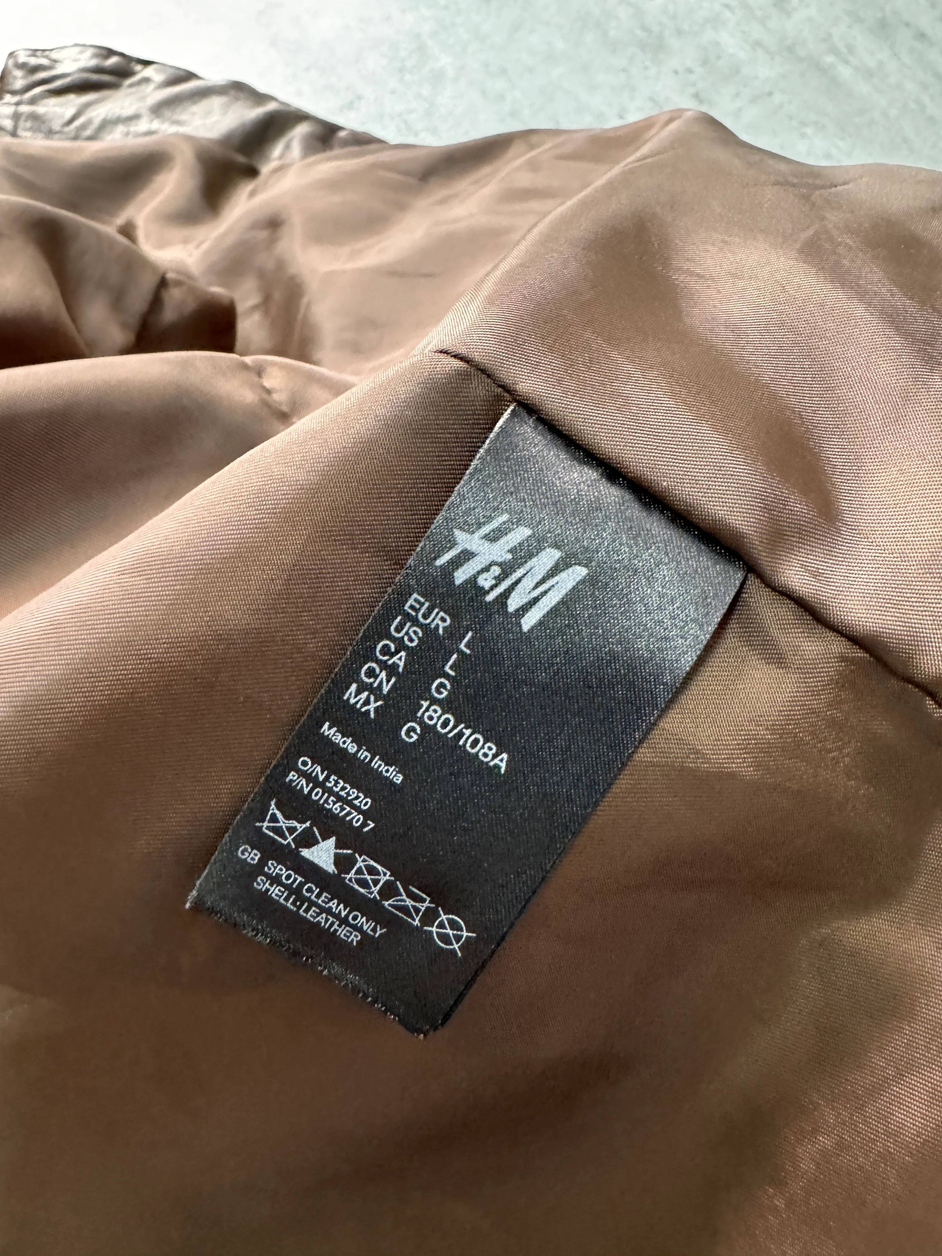 Maison Martin Margiela x H&M Leather Belt Biker Jacket (M/L) - Image 10