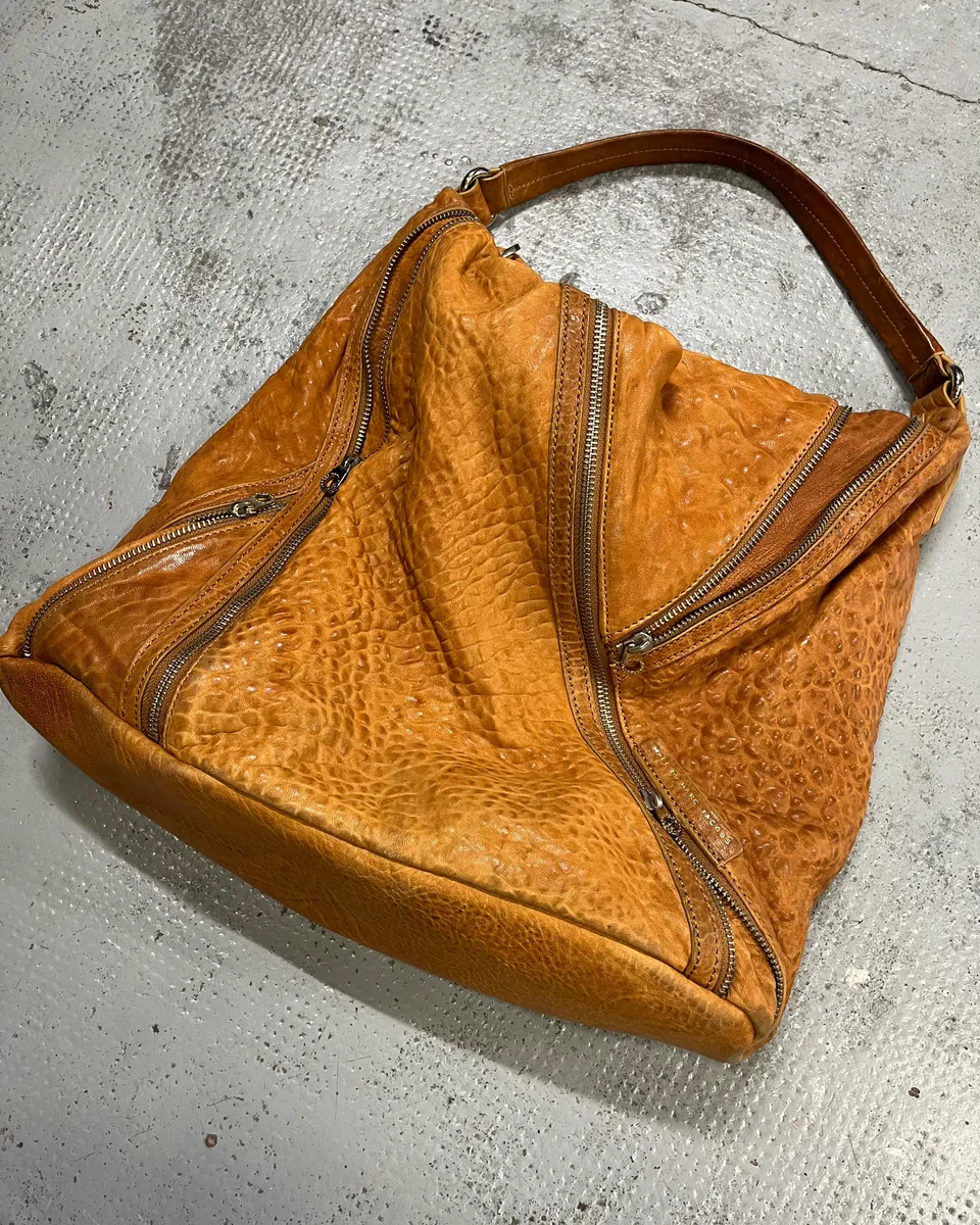 Marc Jacobs Camel Leather Multi-Zip Handle Bag - Image 4
