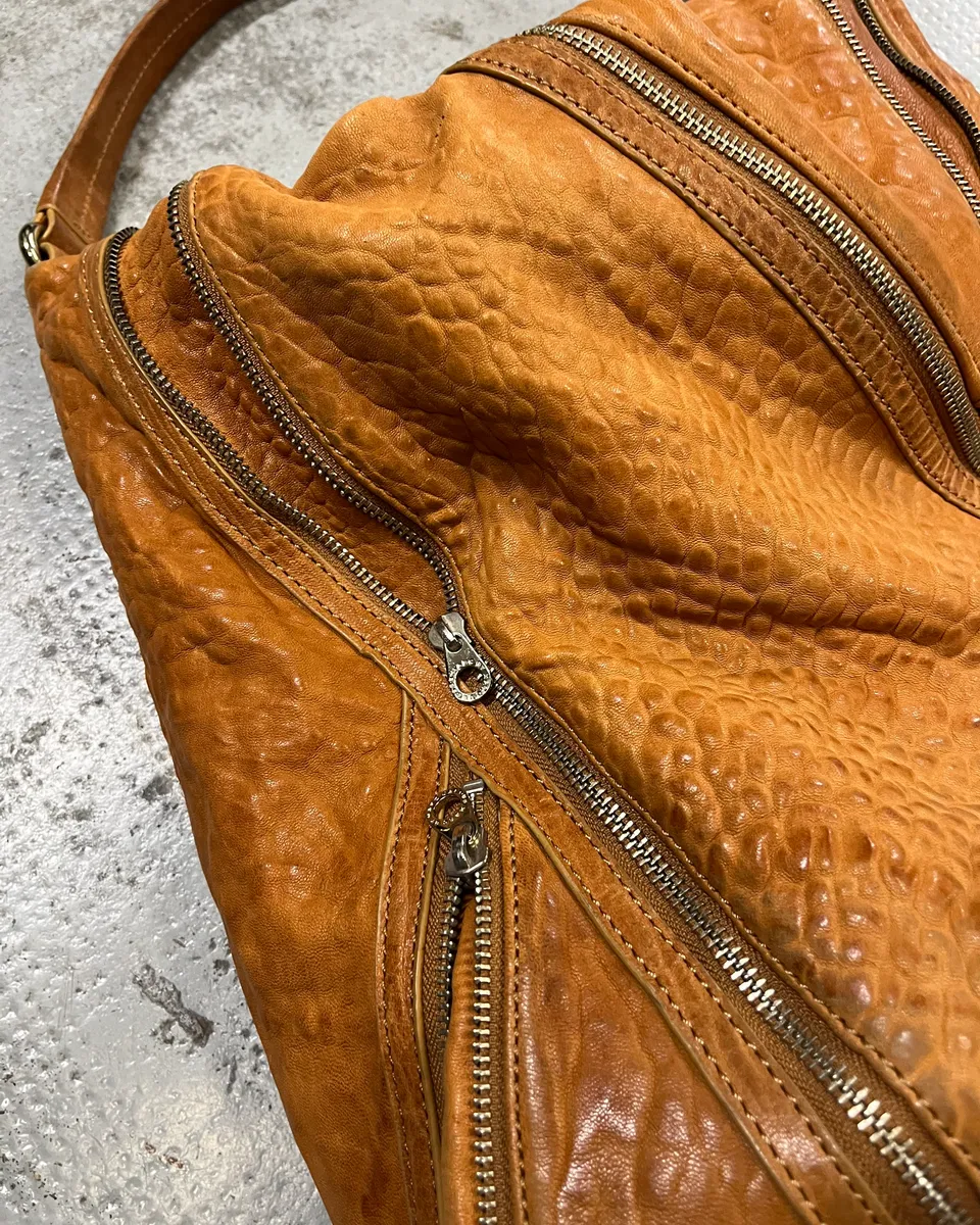 Marc Jacobs Camel Leather Multi-Zip Handle Bag - Image 6