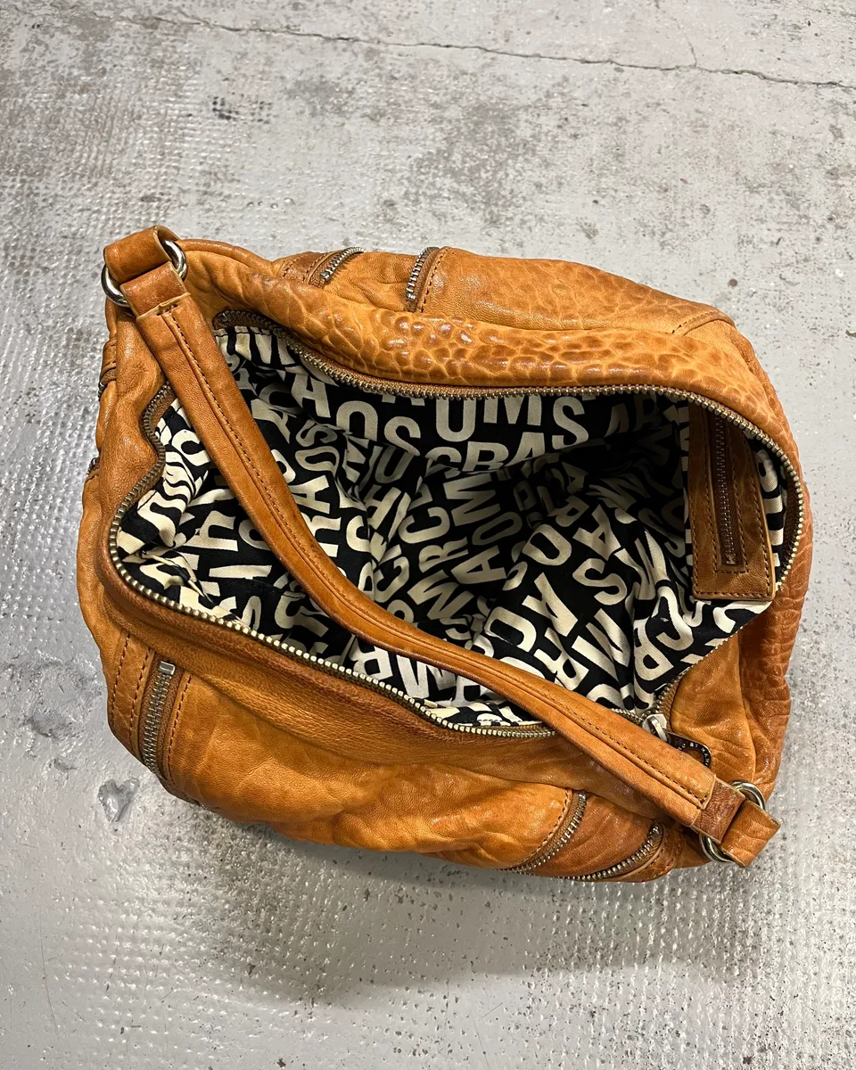 Marc Jacobs Camel Leather Multi-Zip Handle Bag - Image 9