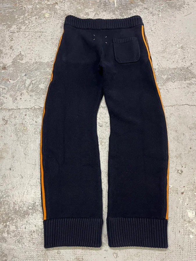 Margiela Navy Orange Line Wool Jogging - Image 8