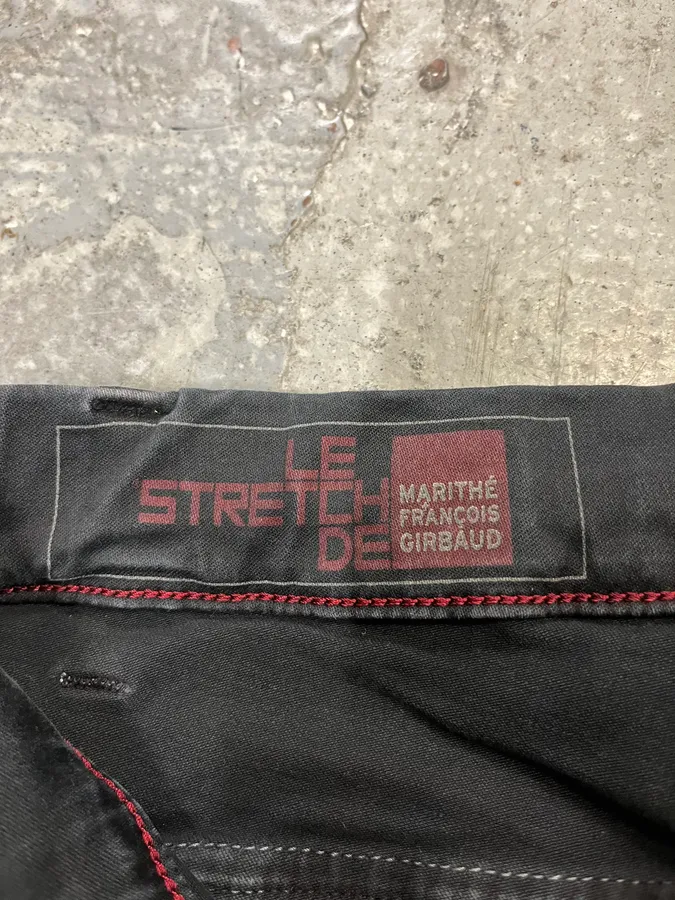 Marithé + François Girbaud Dark Eyeled Denim Jeans - Image 10