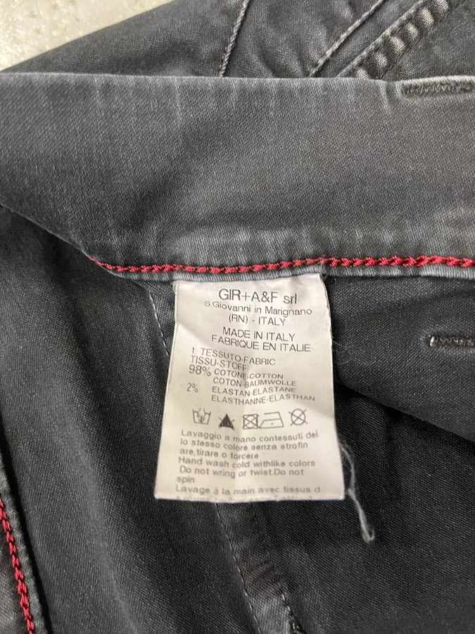 Marithé + François Girbaud Dark Eyeled Denim Jeans - Image 8