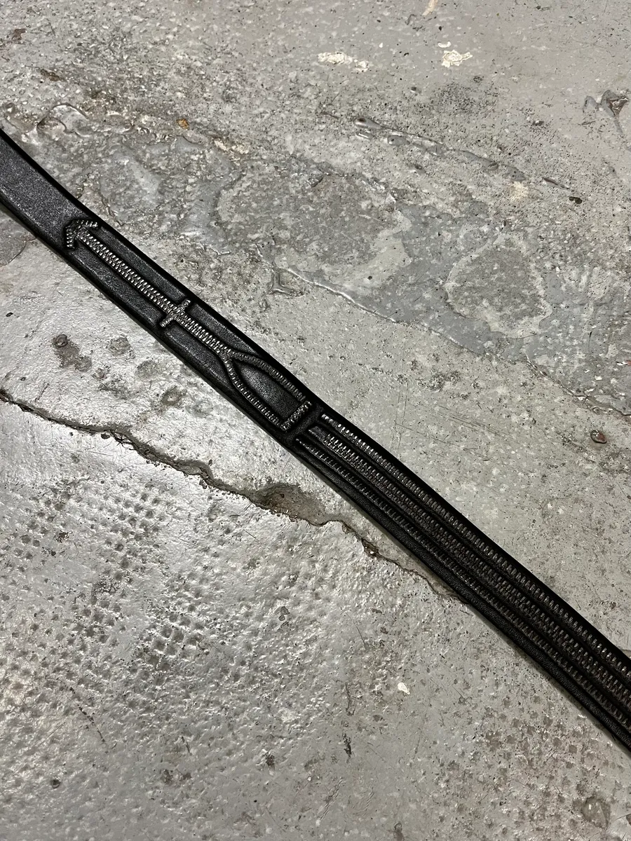 Marithé + François Girbaud Studded Black Leather Belt - Image 8
