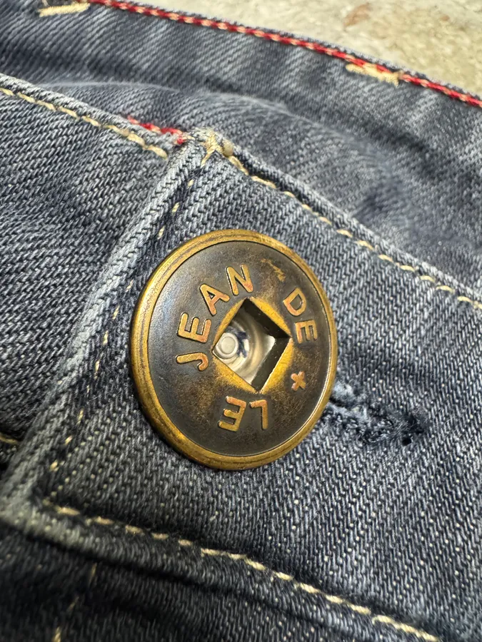 Marithé + François Girbaud Navy Straight Jeans - Image 8