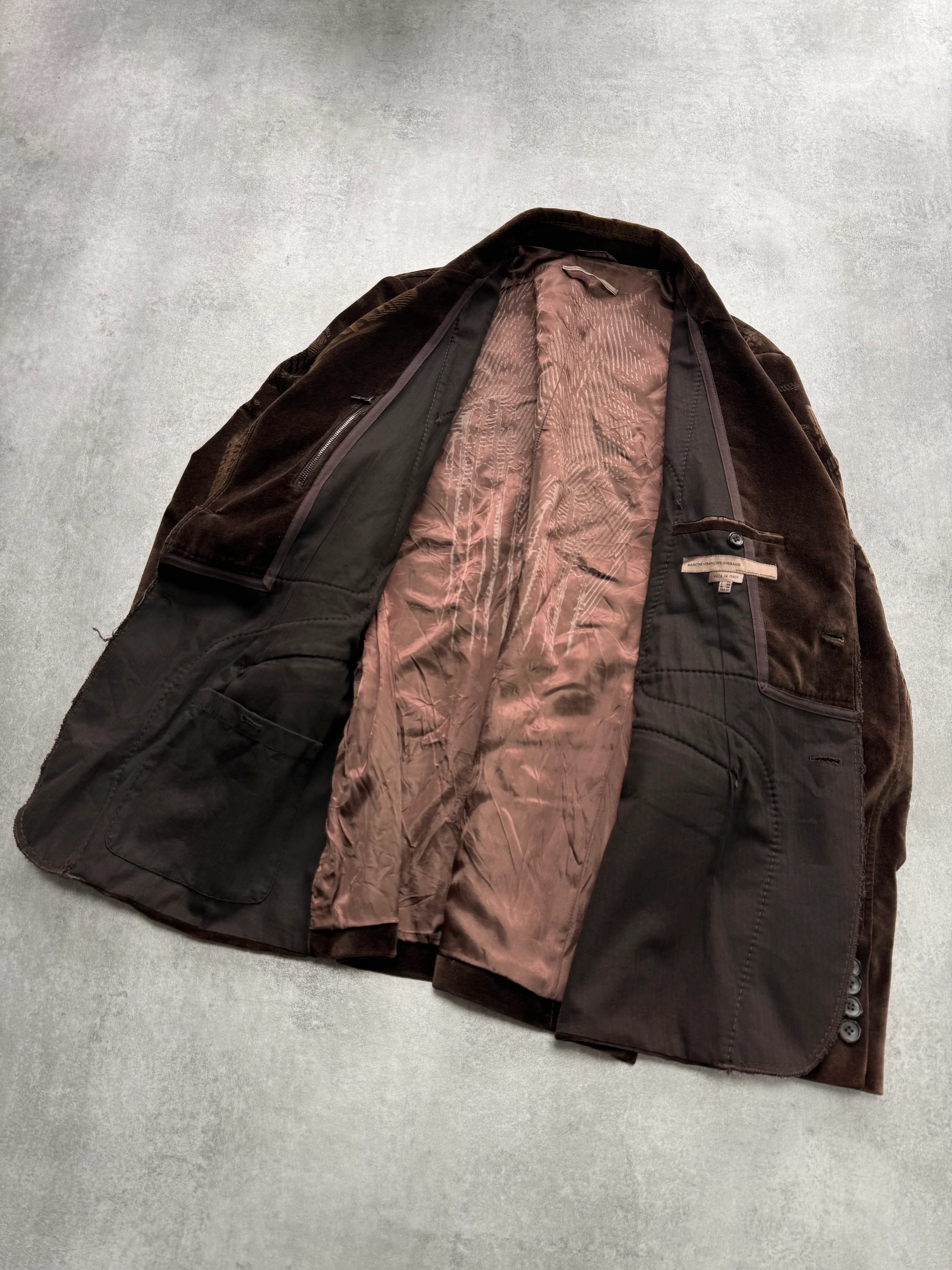 Marithé+ François Girbaud Skyscraper Brown Suit Coat (L) - Image 6