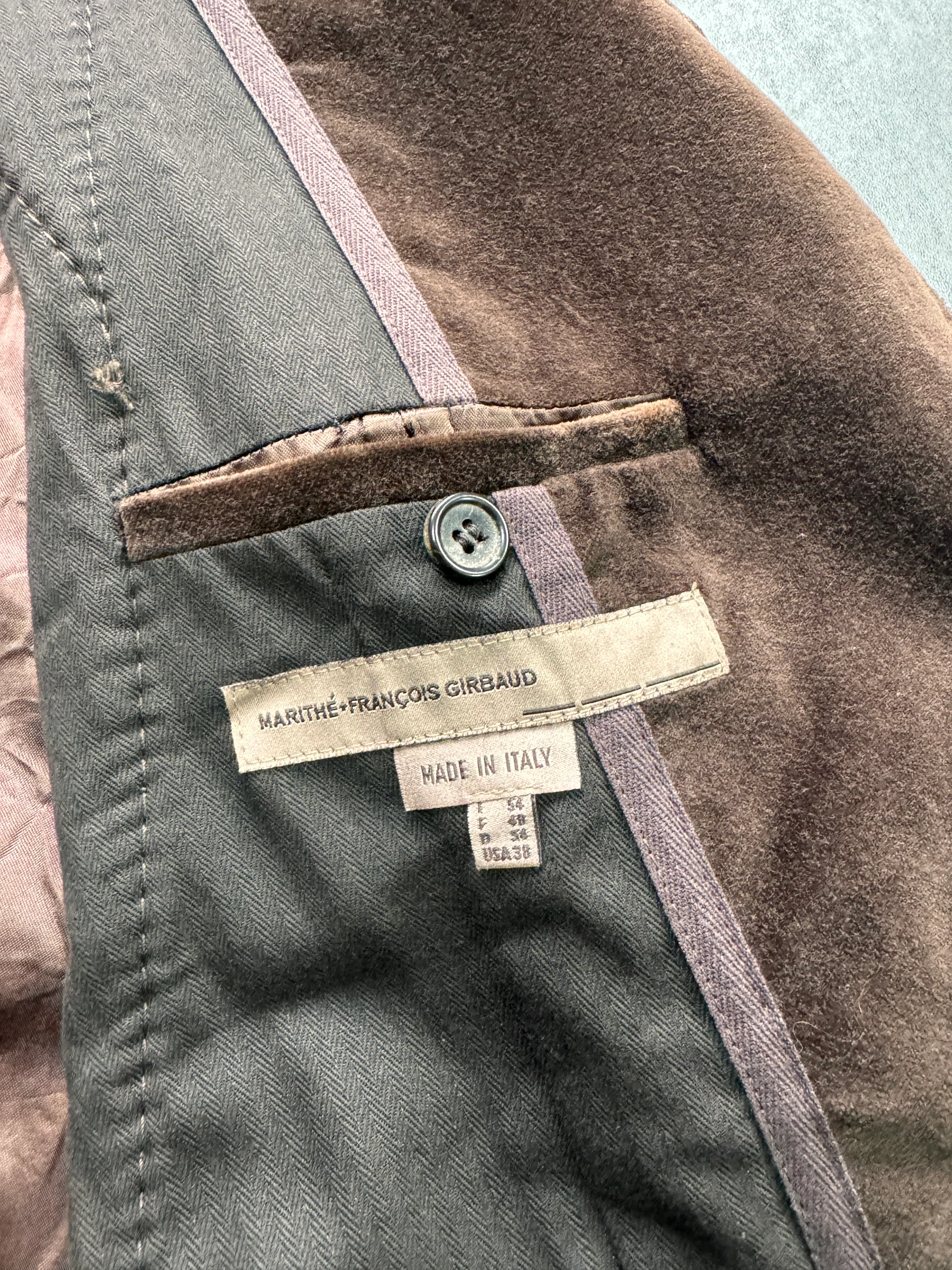 Marithé+ François Girbaud Skyscraper Brown Suit Coat (L) - Image 7