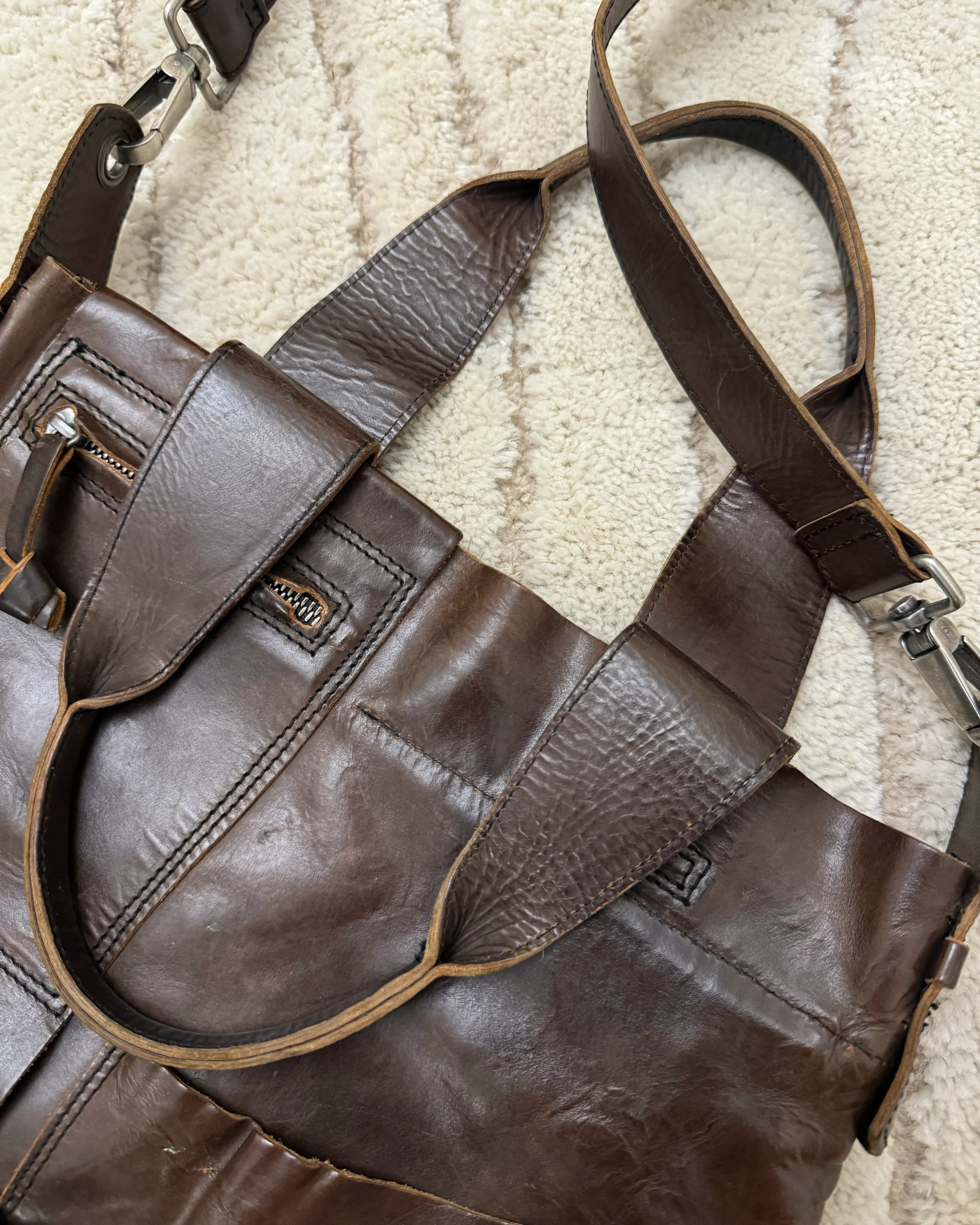 Marsèll Messenger Cargo Leather Bag - Image 3