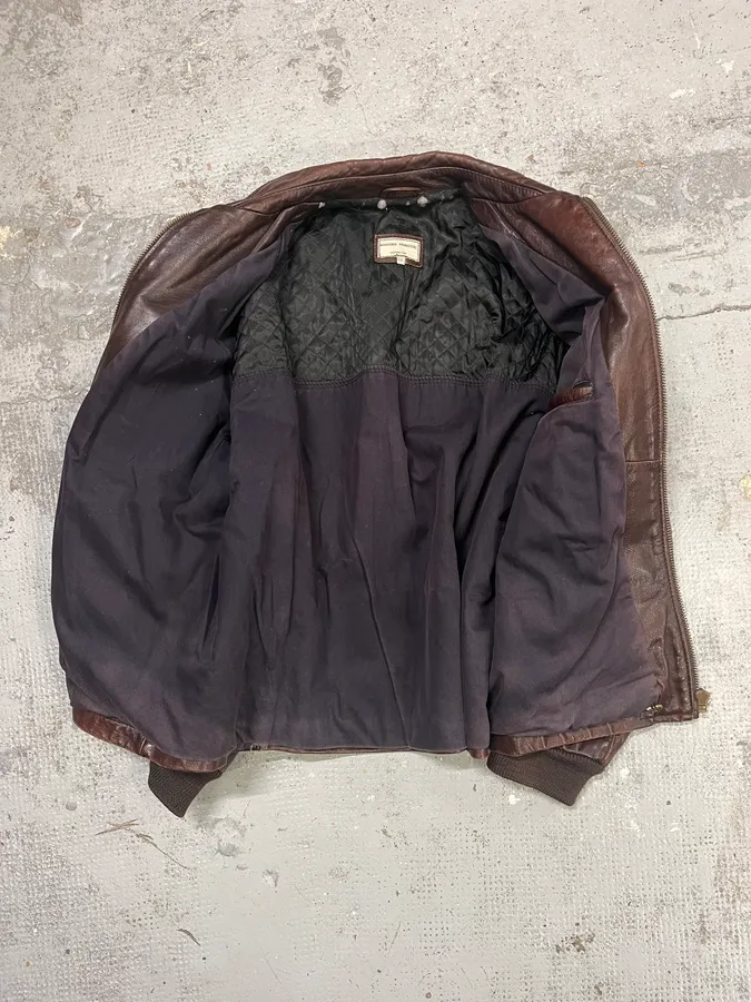 Massimo Rebecchi Brown Premium Leather Jacket - Image 9