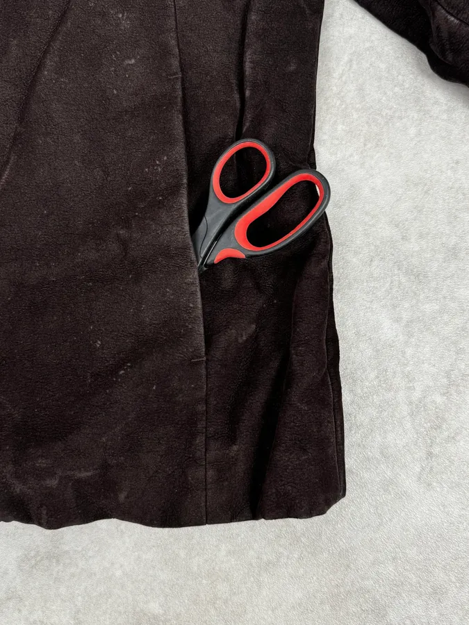 Massimo Rebecchi Dark Brown Italian Polar Jacket - Image 9