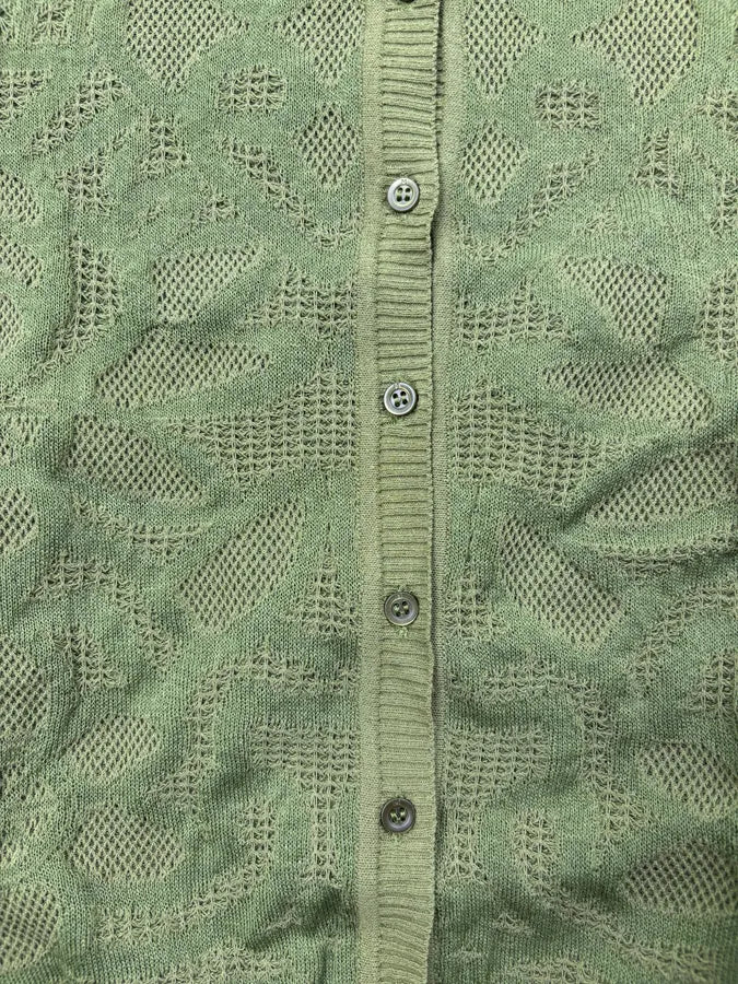 Missoni Olive Diamond Knit Cardigan - Image 8