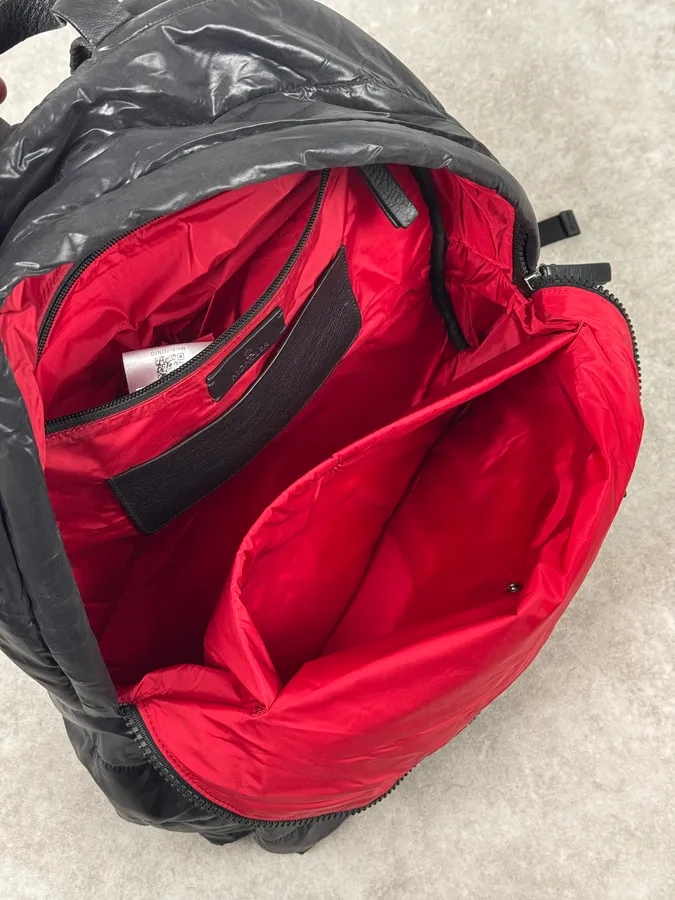Moncler Black Nylon Puffer Backpack - Image 12