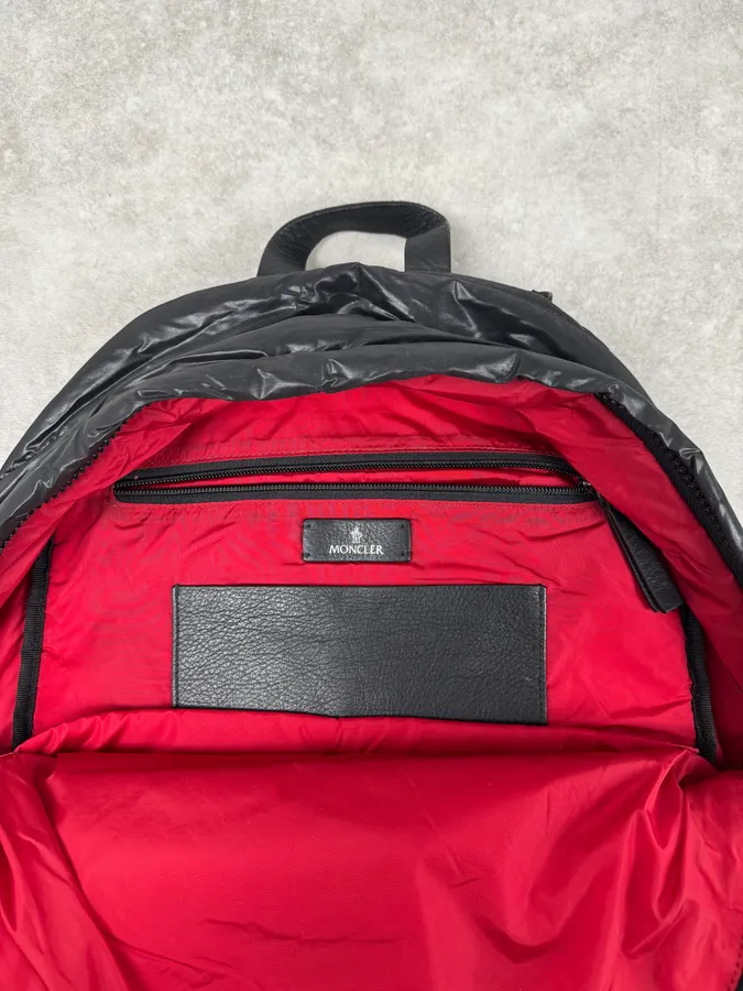 Moncler Black Nylon Puffer Backpack - Image 13