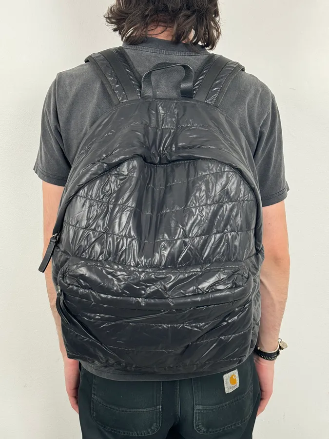 Moncler Black Nylon Puffer Backpack - Image 2
